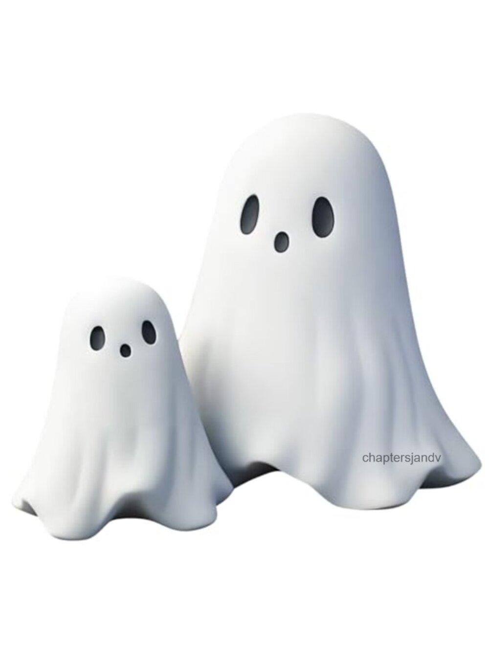 Cute Ghost Statue Halloween Decoration Finger Sculpture Home Decor Desktop Art